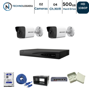 2 FULL HD CCTV CAMERAS PACKAGE 03 (Hikvision) 45,500/PKR
