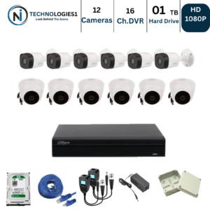 12 FULL HD CCTV CAMERAS PACKAGE 01 (Dahua) 112,000/PKR