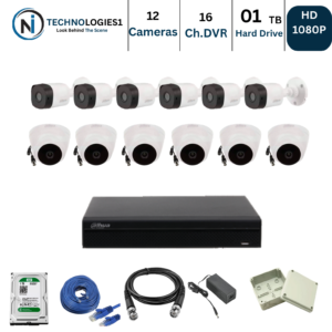 12 FULL HD CCTV CAMERAS PACKAGE 02 (Dahua) 111,000/PKR