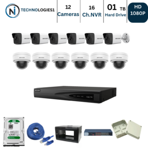 12 FULL HD CCTV CAMERAS PACKAGE 03 (Hikvision) 176,000/PKR