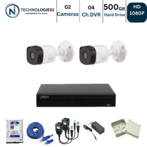 2 FULL HD CCTV CAMERAS PACKAGE 01 (Dahua) 25,000/PKR