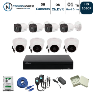 8 FULL HD CCTV CAMERAS PACKAGE 01 (Dahua) 75,000/PKR