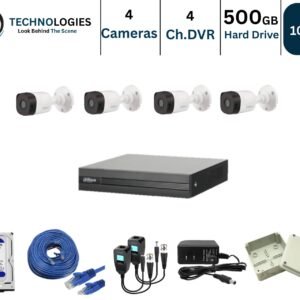 Ni Technologies1 2 FULL HD CCTV CAMERAS PACKAGE 04