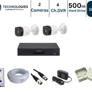 Ni Technologies1 2 FULL HD CCTV CAMERAS PACKAGE 01