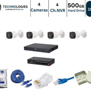 Ni Technologies1 2 FULL HD CCTV CAMERAS PACKAGE 02