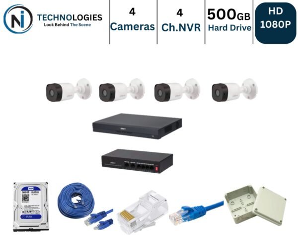 Ni Technologies1 2 FULL HD CCTV CAMERAS PACKAGE 02