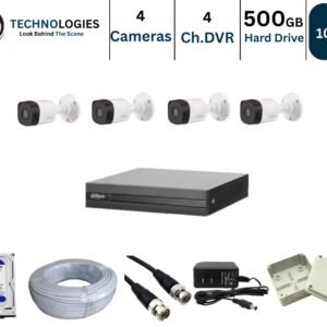 Ni Technologies1 2 FULL HD CCTV CAMERAS PACKAGE 01