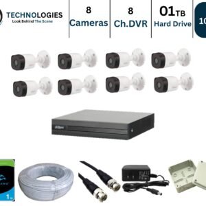 Ni Technologies1 2 FULL HD CCTV CAMERAS PACKAGE