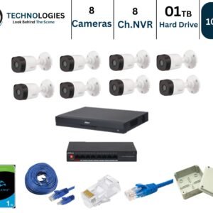 Ni Technologies1 2 FULL HD CCTV CAMERAS PACKAGE