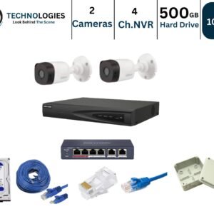 Ni Technologies1 2 FULL HD CCTV CAMERAS PACKAGE 01