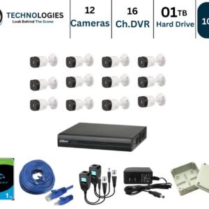 Ni Technologies1 2 FULL HD CCTV CAMERAS PACKAGE