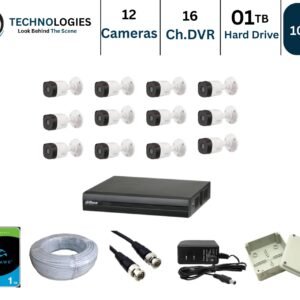 Ni Technologies1 2 FULL HD CCTV CAMERAS PACKAGE 01