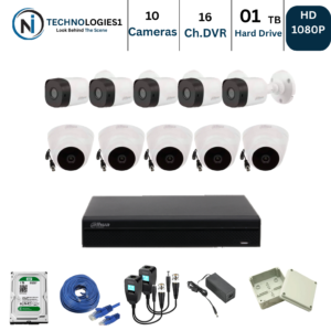 10 FULL HD CCTV CAMERAS PCAKGE 01 (Dahua) 98000/PKR