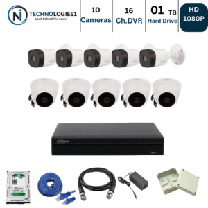 10 FULL HD CCTV CAMERAS PACKAGE 02 (Dahua) 97,000/PKR