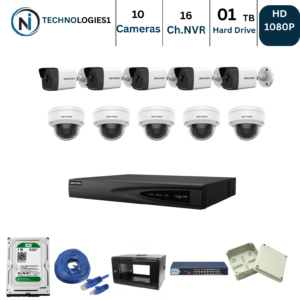 10 FULL HD CCTV CAMERAS PACKAGE 03 (Hikvision)  157,000/PKR