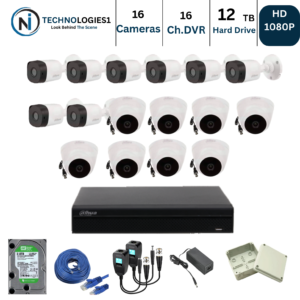 16 FULL HD CCTV CAMERAS PACKAGE 01 (Dahua)   142,000/PKR